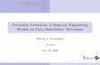 Parameter Estimation in Reservoir Engineering Models via ...