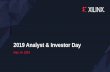 2019 Analyst & Investor Day
