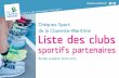 Chèques-Sport de la Charente-Maritime Liste des clubs