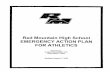 Red Mountain High School ..  EMERGENCY ACTION PLAN FOR ATHLETICS