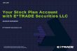 E*TRADE Securities Account Activation for U.S. Participants
