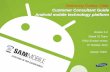 Customer Consultant Guide Android mobile technology platform