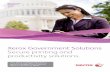 Xerox Government Solutions Secure printing and productivity