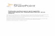 Estimate performance and capacity requirements for SharePoint