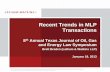 Recent Trends in MLP Transactions - LW