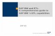 SAP BW and ETL: A comprehensive guide to SAP BW â€s ETL