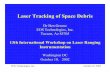 Laser Tracking of Space Debris - Crustal Dynamics Data