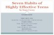 Seven Habits of Highly Effective Teens Preview Activity 1
