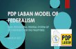 PDP LABAN’s MODEL OF FEDERALISM