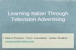 Learning Italian Through Television Advertising - Berkeley