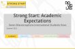 Strong Start: Academic Expectations - Douglas College
