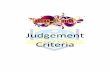 Judgement Criteria