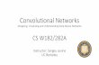 Convolutional Networks - GitHub Pages
