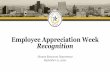 Employee Appreciation Week Recognition