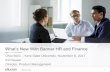 What’s New With Banner HR and Finance