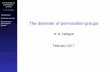 The diameter of permutation groups