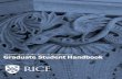 Mechanical Engineering Graduate Handbook - Rice University