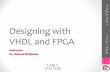 Designing with VHDL and FPGA