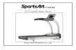 T670 Treadmill Electronics Repair Manual - SportsArt