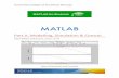 MATLAB Course - Part II: Modelling, Simulation and Control