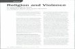 Religion and Violence: An Anthropological Study on Religious Belief