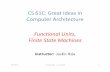 CS 61C: Great Ideas in Computer Architecture Functional Units