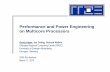 Performance and Power Engineering on Multicore Processors