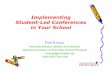 Implementing Student-Led Conferences in Your School - mlei