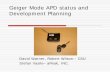 Geiger Mode APD status and Development Planning - SLAC
