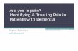 Identifying & Treating Pain in Patients with Dementia - Long Term