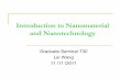 Introduction to Nanomaterial and Nanotechnology
