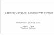 Teaching Computer Science with   - Mathematics