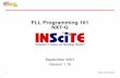 FLL Programming 101 NXT-G - FIRST Robotics Canada