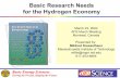 Basic Research Needs for the Hydrogen Economy