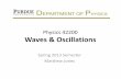 Waves & Oscillations