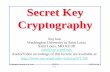 Secret Key Cryptography - Washington University in St. Louis