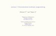 Lecture 7 Unconstrained nonlinear programming