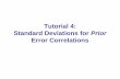 Tutorial 4: Standard Deviations for Prior Error Correlations - Roms