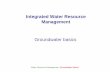 Integrated Water Resource Management Groundwater basics