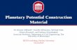 Planetary Potential Construction Material - Purdue