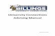University Connections Advising Manual