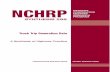 NCHRP Synthesis 298: Truck Trip Generation Data - Transportation