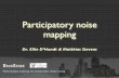 Participatory noise mapping