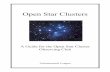 Open Cluster Challenge - Norman Lockyer Observatory