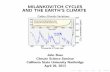milankovitch cycles and the earth's climate - University of California