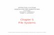 Chapter 5 File Systems