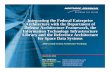 Integrating the Federal Enterprise Architecture with the Department