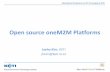 Open source oneM2M Platforms