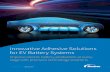 Innovative Adhesive Solutions for EV Battery Systems