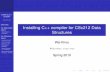 Installing C++ compiler for CSc212 Data Structures - CUNY